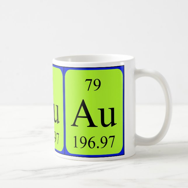 De Café Caneca do elemento 79 - ouro (Direita)