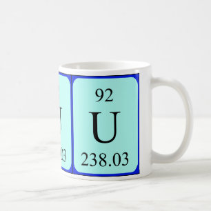 De Café Caneca do elemento 92 - urânio