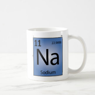 De Café Caneca do elemento do sódio (Na)