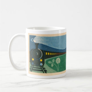De Café Caneca do envoltório do trem