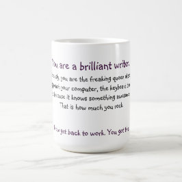 De Café Caneca do escritor da rainha