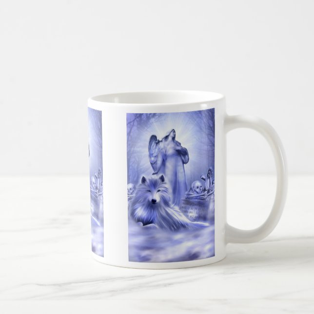 De Café Caneca do espírito do lobo (Direita)