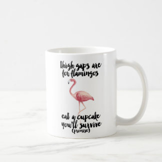 De Café Caneca do flamingo da aguarela