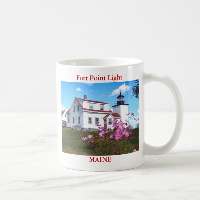 De Café Caneca do Fort Point Light, Maine (Direita)