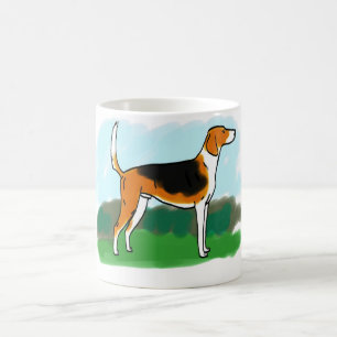 De Café Caneca do Foxhound americano