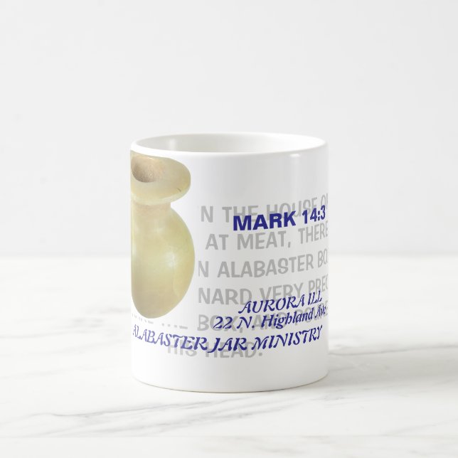 De Café Caneca do frasco do alabastro (Centro)