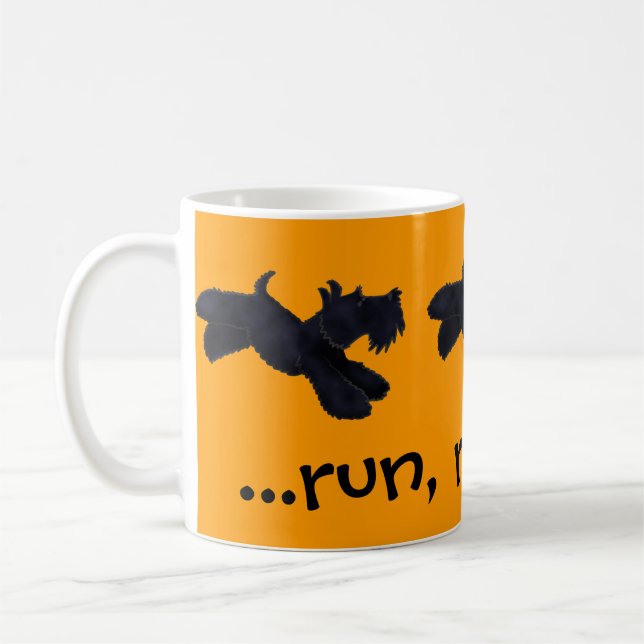 De Café Caneca do funcionamento do Scottie (Esquerda)