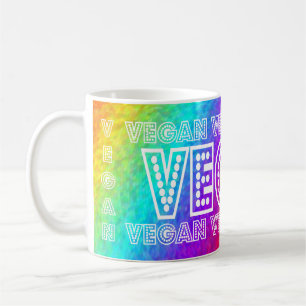 De Café Caneca do fundo do arco-íris do Vegan