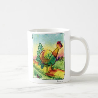 De Café Caneca do galo/galinha