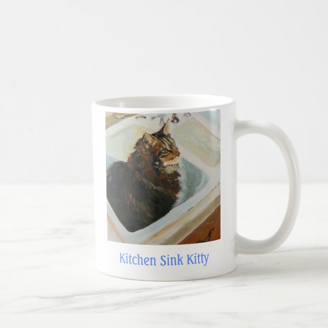 De Café Caneca do gatinho da banca da cozinha (Direita)
