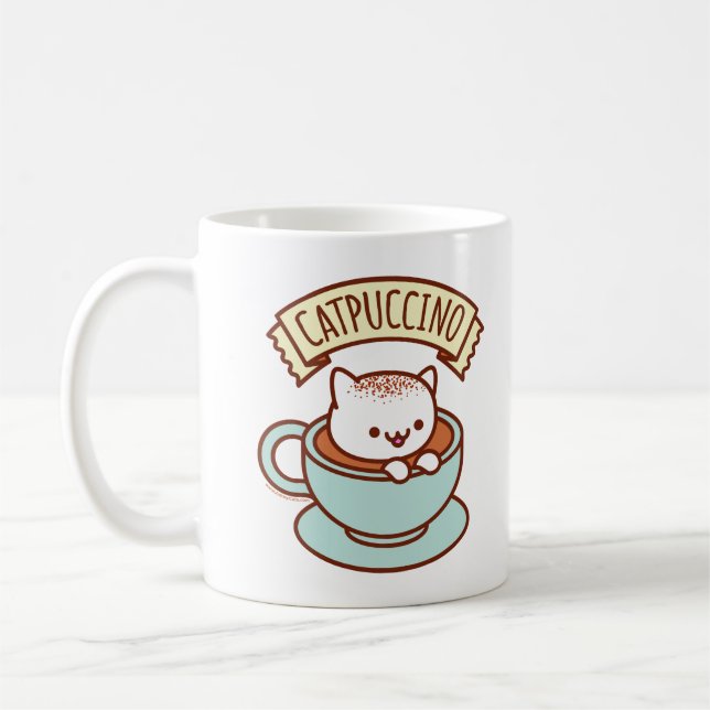 De Café Caneca do gato - "CATPUCCINO " (Esquerda)