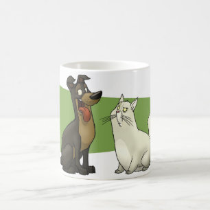 De Café Caneca do gato & do cão