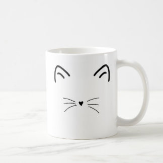 De Café Caneca do gato do meow-nificent - canhota