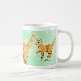 De Café Caneca do gato do Tango-Coelho