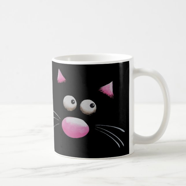 De Café Caneca do gato preto (Direita)