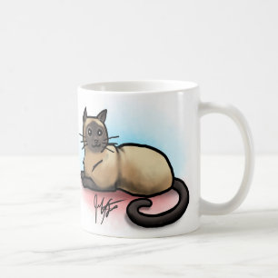 De Café Caneca do gato - teste padrão Siamese