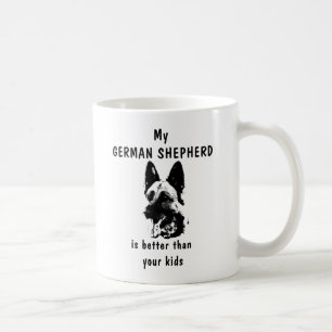 De Café Caneca do german shepherd