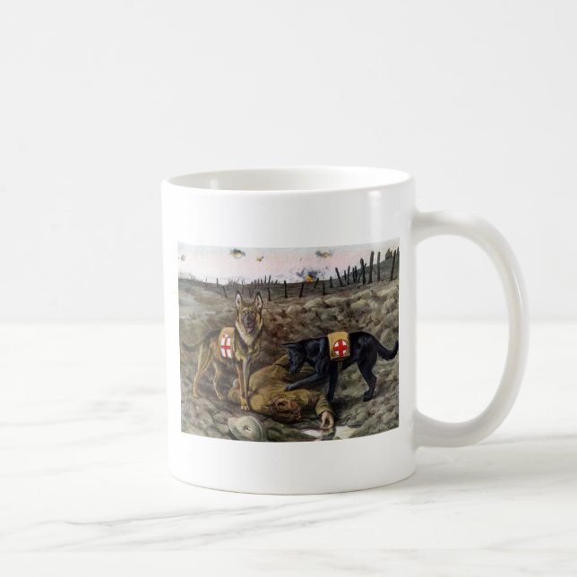 De Café Caneca do german shepherd (Direita)