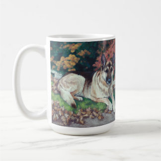 De Café Caneca do german shepherd