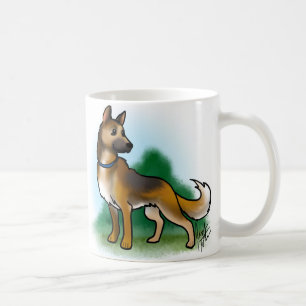 De Café Caneca do german shepherd