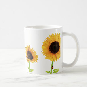 De Café caneca do girassol