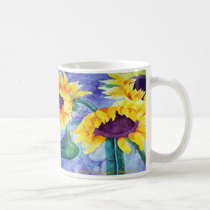 De Café Caneca do girassol