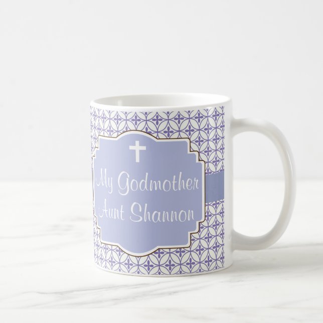 De Café Caneca do Godparent - roxo (Direita)
