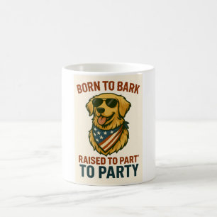 De Café Caneca do golden retriever