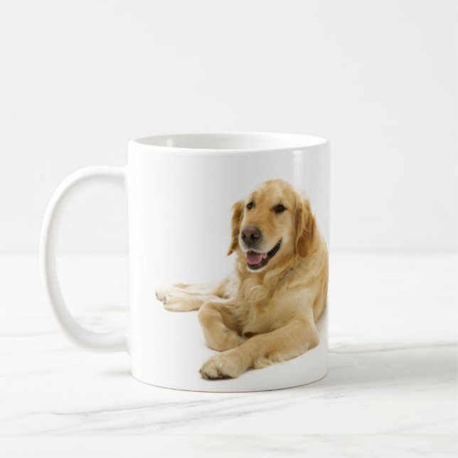 De Café Caneca do golden retriever (Esquerda)