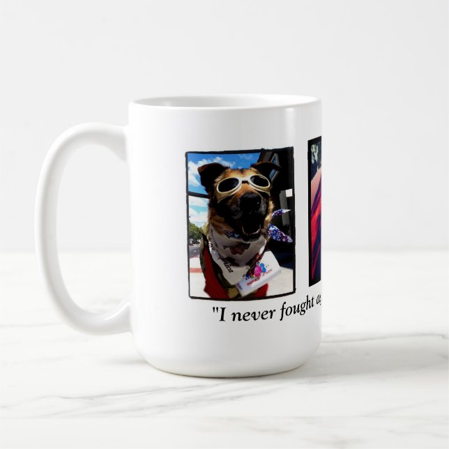 De Café Caneca do guerreiro da bicicleta 15 onças (Esquerda)