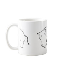 caneca do hipopótamo
