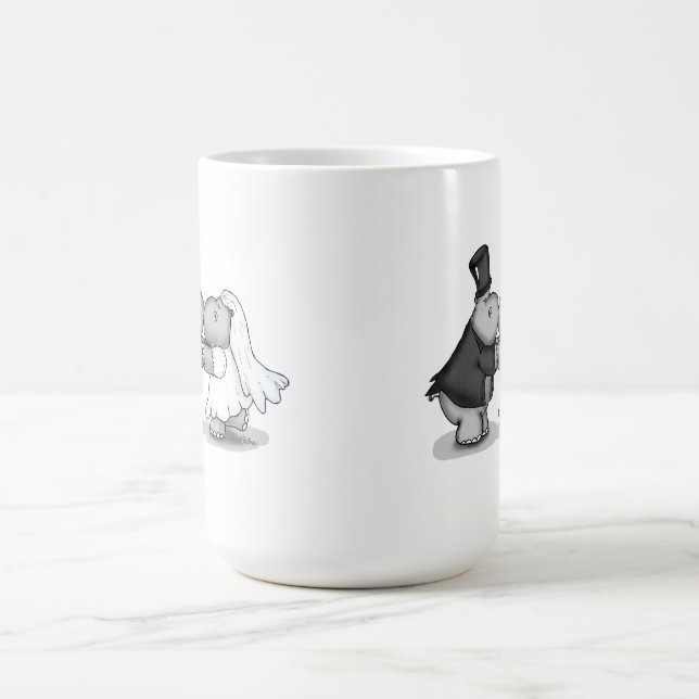 De Café Caneca do hipopótamo dos noivos (Centro)