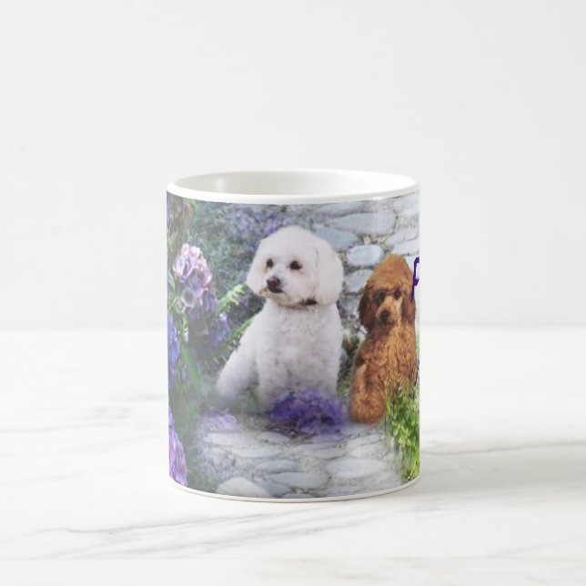 De Café Caneca do Hydrangea da mamã da caniche (Centro)