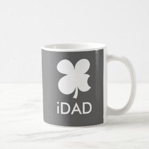 De Café caneca do iDad com paródia afortunada do trevo
