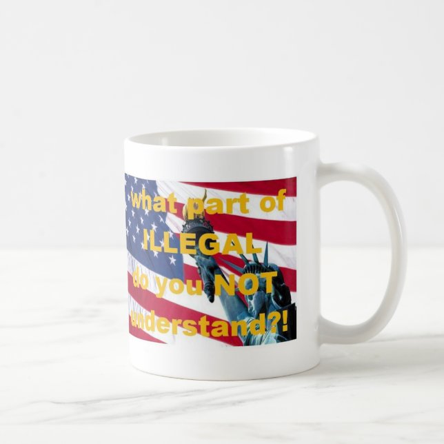 De Café Caneca do imigrante ilegal (Direita)