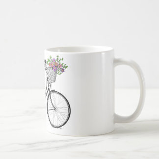 De Café Caneca do impressão da bicicleta do vintage