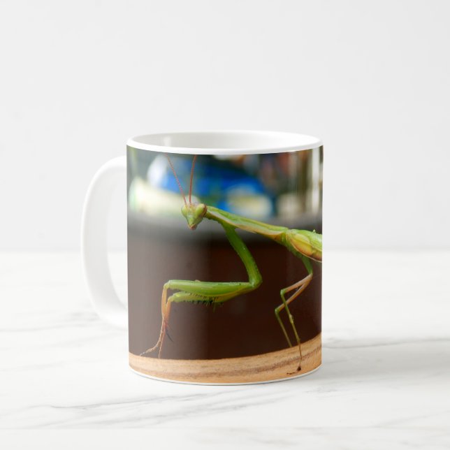 De Café Caneca do inseto da louva-a-deus Praying (Frente Esquerda)