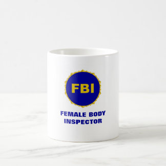 De Café Caneca do inspector do corpo fêmea do ~ do FBI