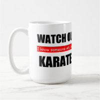 Caneca do karaté