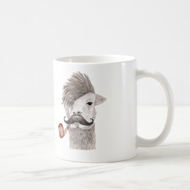 De Café Caneca do lama do hipster (Direita)