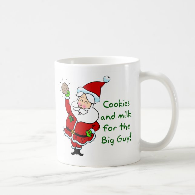 De Café Caneca do leite do papai noel (Direita)