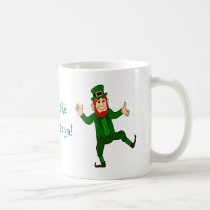 De Café caneca do leprechaun