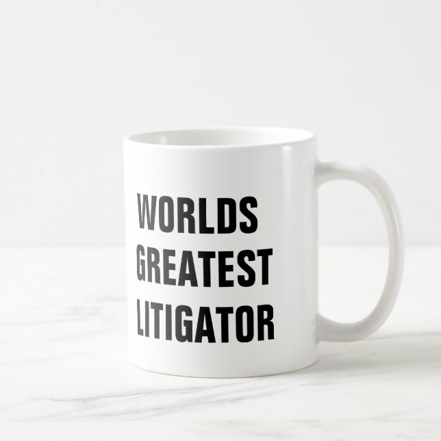 DE CAFÉ CANECA DO LITIGATOR DOS MUNDOS A GRANDE (Direita)