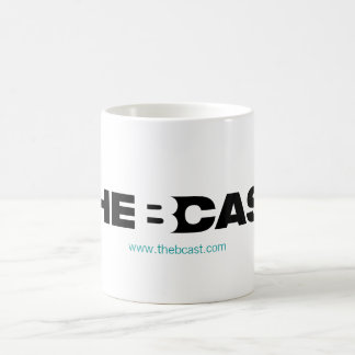 De Café Caneca do logotipo do B-Molde com URL da cerceta