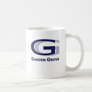 De Café Caneca do logotipo do bosque do jardim