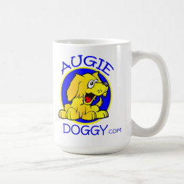 De Café Caneca do logotipo dos desenhos animados do Doggy