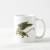 Caneca do macaco do vôo