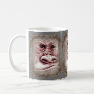 De Café Caneca do Macaco Mau Grande