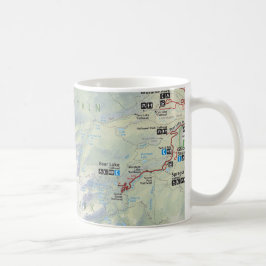 De Café Caneca do mapa da montanha rochosa (Colorado)
