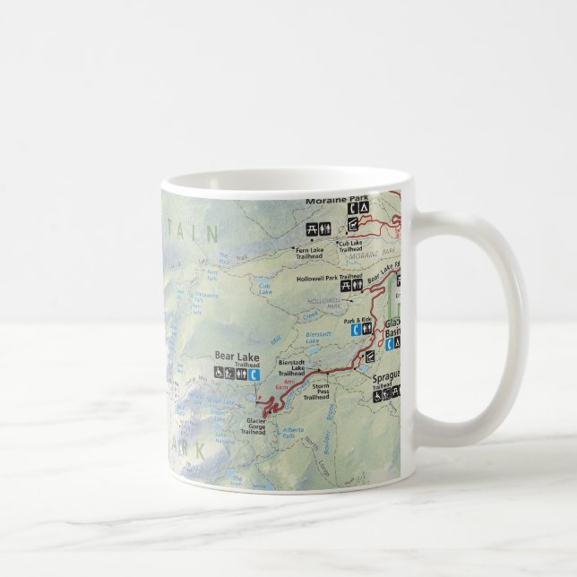 De Café Caneca do mapa da montanha rochosa (Colorado) (Direita)